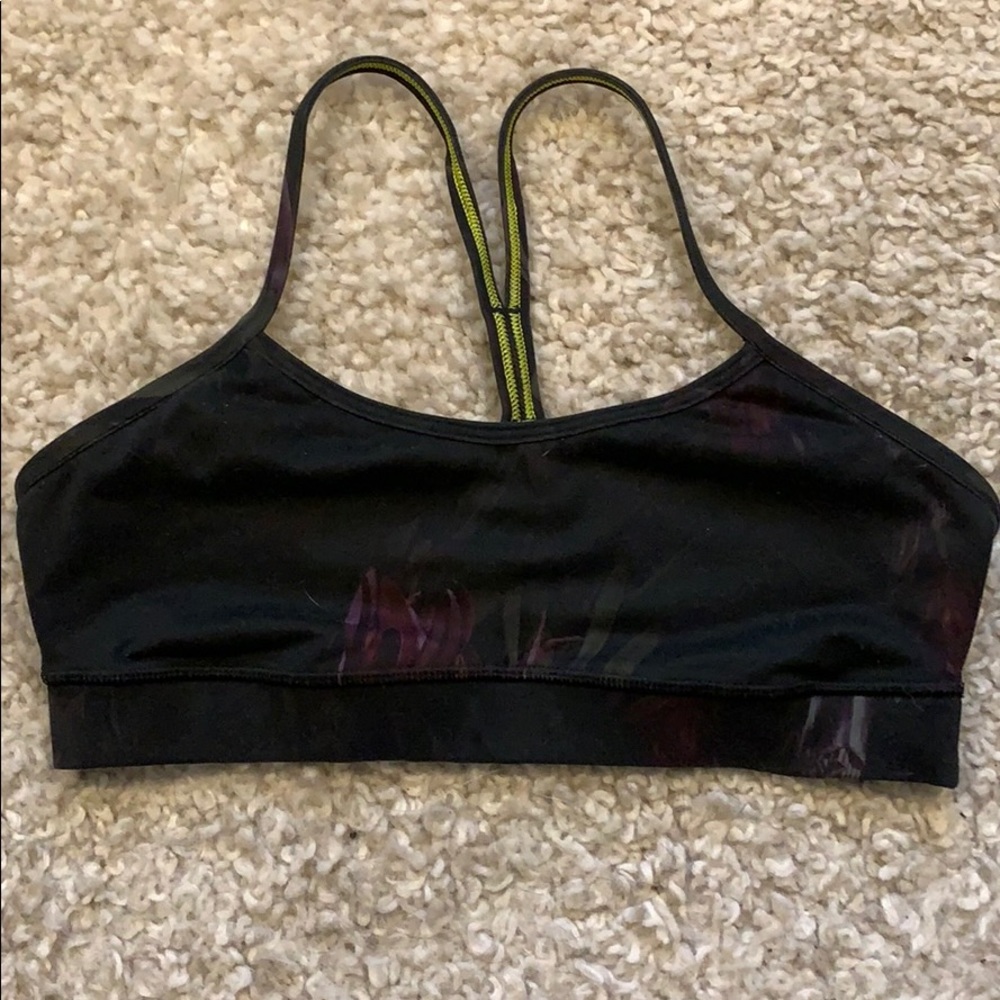 lululemon flow y bra: size 6